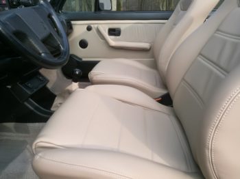Réalisation sellerie 100% cuir Golf cabriolet Karmann - RC Sellerie RC Sellerie