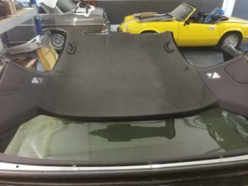 Changement du ciel de toit sur Cabriolet E46 RC Sellerie