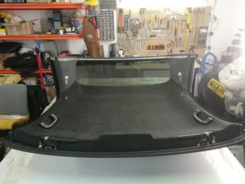 Changement du ciel de toit sur Cabriolet E46 RC Sellerie
