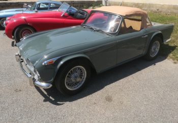 Remplacement capote vinyle Triumph TR4 RC Sellerie