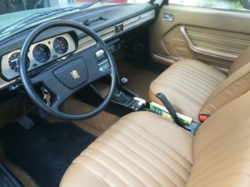 Rénovation de la sellerie cuir d'une 504 Ti RC Sellerie