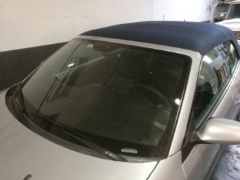 Saab 93 Cabriolet - remplacement du ciel de toit - RC Sellerie RC Sellerie