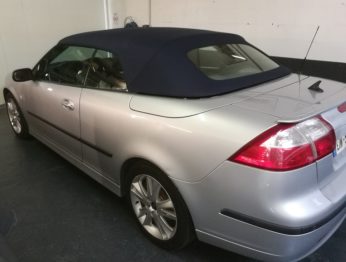 Saab 93 Cabriolet - remplacement du ciel de toit - RC Sellerie RC Sellerie