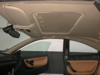 Rénovation d'un ciel de toit d'un coupé 406 avec toit ouvrant RC Sellerie