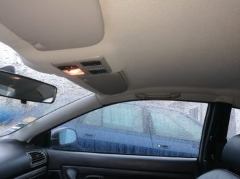 Remplacement tissu jersey gris pour ciel de toit et ébénisteries AV-AR de coupé 406 par RC Sellerie RC Sellerie