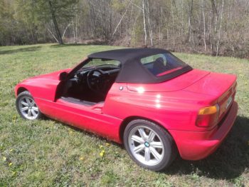 Remplacement de la capote d'un BMW Z1 en Alpaga par RC Sellerie RC Sellerie