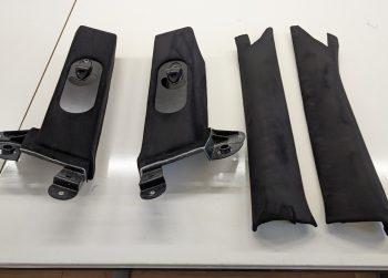 Remplacement du tissu de ciel de toit en alcantara et des ébénisteries latérales d'une Maserati Gran Turismo par RC Sellerie RC Sellerie