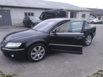 Rénovation de la sellerie cuir d'une Volkswagen Phaeton RC Sellerie