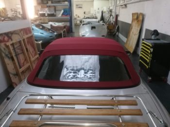 Remplacement de la capote d'un MG TF 