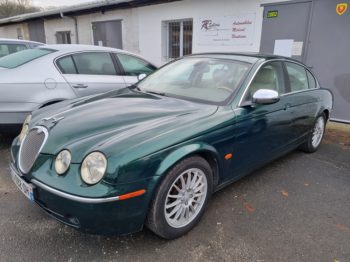 Rénovation de la sellerie cuir pour une Jaguar S Type par l'Atelier RC Sellerie RC Sellerie