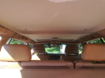 Remplacement du ciel de toit avec toit ouvrant sur Break Volvo 760 GLE - RC Sellerie RC Sellerie