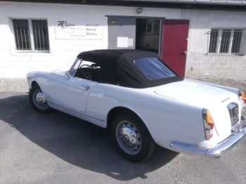  Remplacement de la capote en Alpaga d'un Spider Alfa Romeo 2600 Touring par RC Sellerie RC Sellerie