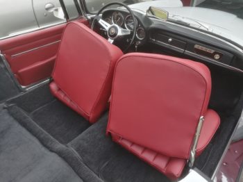 Remplacement des moquettes d'un Spider Alfa Romeo 2600 Touring par RC Sellerie RC Sellerie