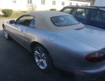 Remplacement de la capote d'une Jaguar XK8 - RC Sellerie RC Sellerie