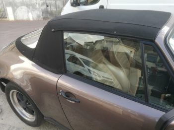 Remplacement de la capote en Alpaga sur Porsche 911 3.2 par RC Sellerie RC Sellerie