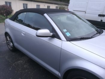 Remplacement de la capote en Alpaga acoustique A5 par RC Sellerie RC Sellerie