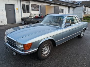 Réalisation d'une sellerie cuir pour un Coupé SLC 450 de 1977 par RC Sellerie RC Sellerie