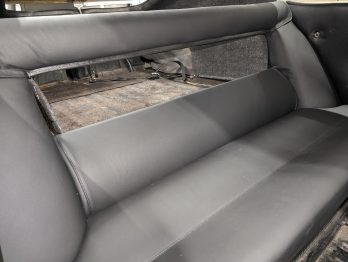 Réalisation d'une banquette arrière en cuir pour lancia Fulvia Zagato par RC Sellerie RC Sellerie