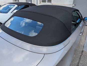 Remplacement de la capote en Alpaga d'un Cabriolet E88 par RC Sellerie RC Sellerie