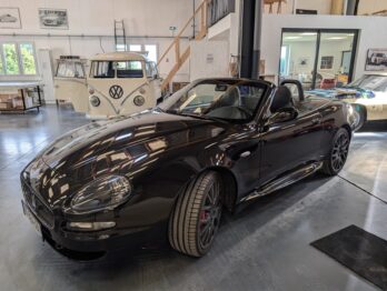 Rénovation de la sellerie cuir d'un Spyder Maserati 4200 Gransport par RC Sellerie RC Sellerie